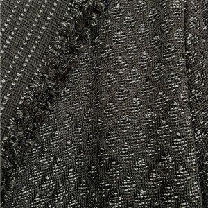 St. John Caviar and Silver Long Coat Jacket Size 18 NWT $1,895